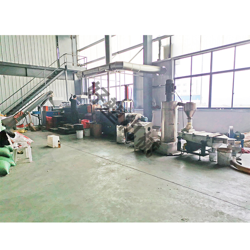 Twin screw granulator