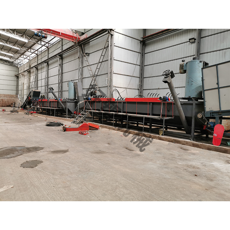 Crushing cleaning production line