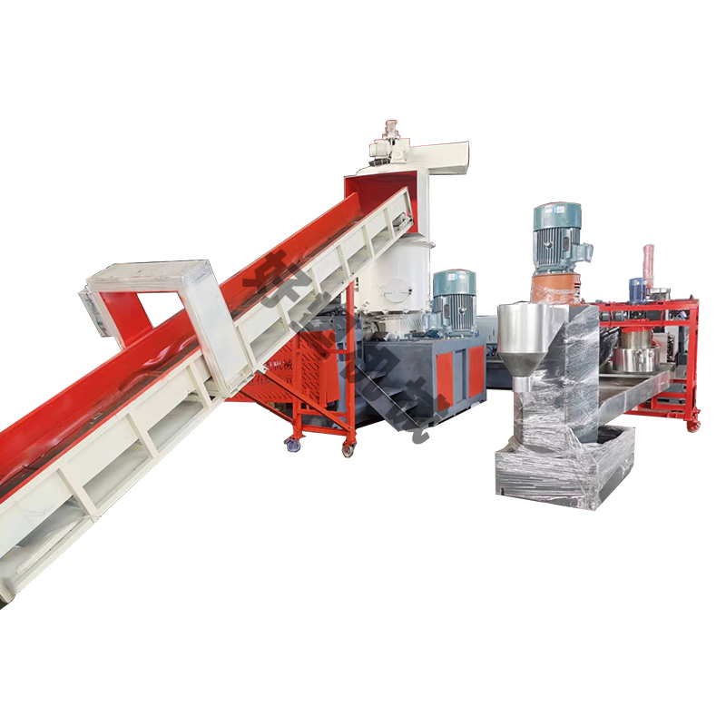 Three-stage granulation line (dual-use crushing material film)